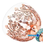 Packaging view of Magnificent Art Turquoise Inlaid Seven Piece Nut Bowls Set seal and bag finish
