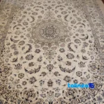 Raza Handmade Carpet Turkmen Nain Design 350x250x2 cm - Corner detail showing binding and edges