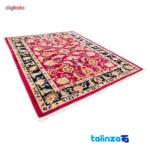 Handwoven Persian Carpet 9 Square Meters Red binding and edges (Corner detail)