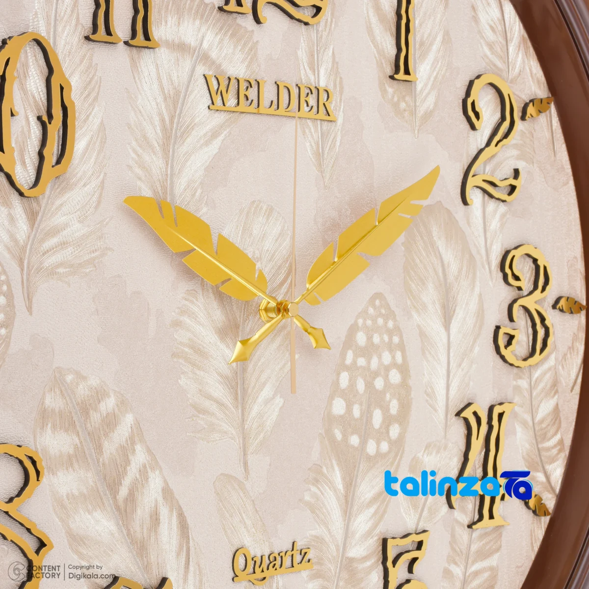 Wilder Quartz Wall Clock Model 646 - Lifestyle shot showing room decoration context