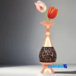 Diamond Cut Flower and Bird Design Pot Set profile structure (Side view)