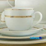 Zarin Iran Hadiye Dinnerware Set Elegant Design and key details (Front view)
