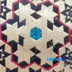 Back view of Fakher Handmade Marquetry Chessboard Artistic HQ50 RT rear fit and finish