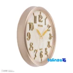 Side view of Wilder Quartz Wall Clock Model 646 frame depth and profile
