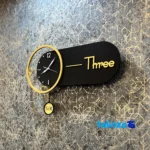Art Novin Modern Wall Clock Stylish Design Quartz thickness and build (Profile angle)