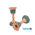 Detail view of Crowned Turquoise Haftsin Decorative Set 301211 86 x 10 finish and material