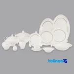 Zarin Iran Hadiye Dinnerware Set Elegant Design - Detail view showing finish and material