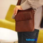 LS4421 Handcrafted Women's Shoulder Bag Mazandaran - Detail view showing finish and material