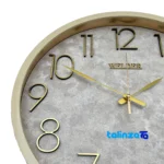 In-room view of Wilder Quartz Wall Clock Model 404 styling and size reference