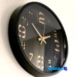Lifestyle shot of Wilder Wall Clock Model 607 Stylish Design room decoration context