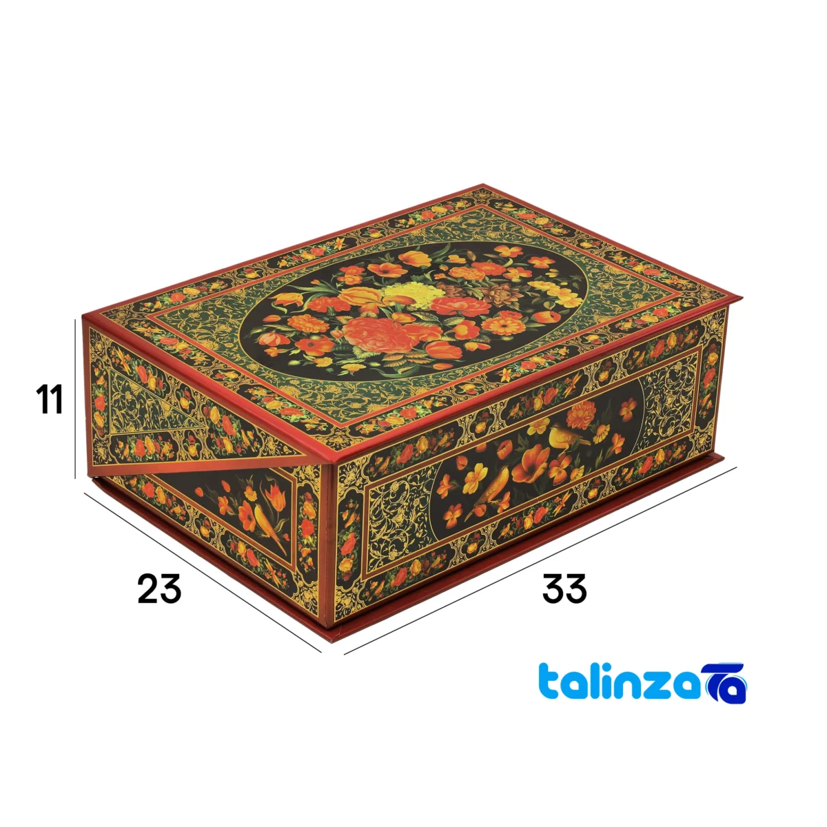 Top view of Isfahan Faraz Honar Salted Mixed Nuts 1850g 3-pack open box top