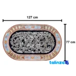 Packaging view of Shahkar Copper Engraved Handmade Wall Artwork 127 x 3 label and