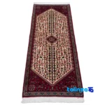 Cypress Persian Handwoven Runner Rug Cream - Detail view showing pile texture close-up