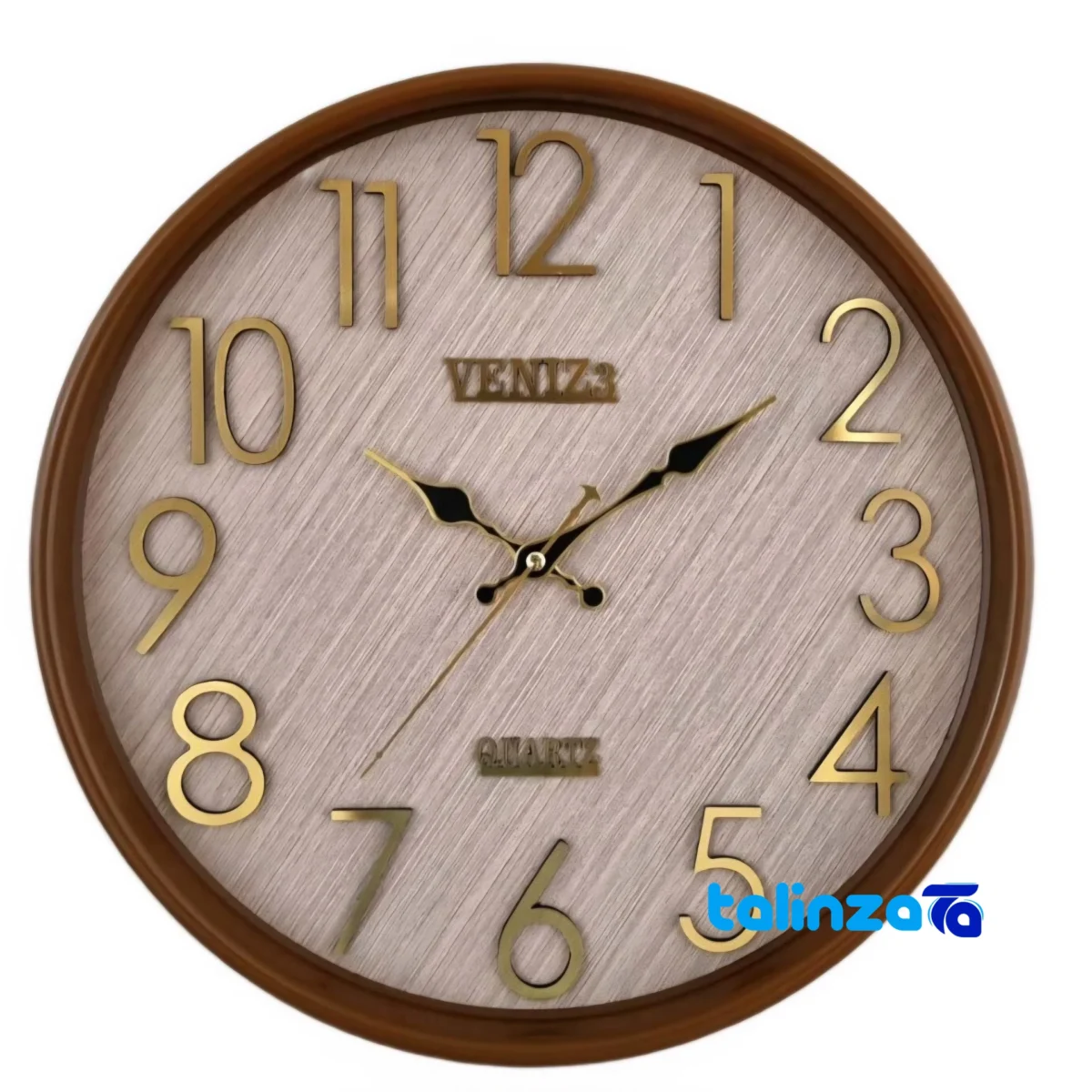 Profile angle of Venice Quartz Wall Clock thickness and build