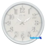 Side view of Wilder Quartz Wall Clock Model 646 frame depth and profile