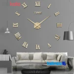 DekoShop Wall Clock FT-U20 Unique Design Plastic frame depth and profile (Side view)