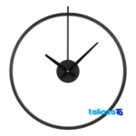 Elegant Wall Clock Model 0041 - Profile angle showing thickness and build