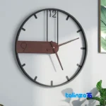 Profile angle of LS Wall Clock Elegant Design Classic Style thickness and build