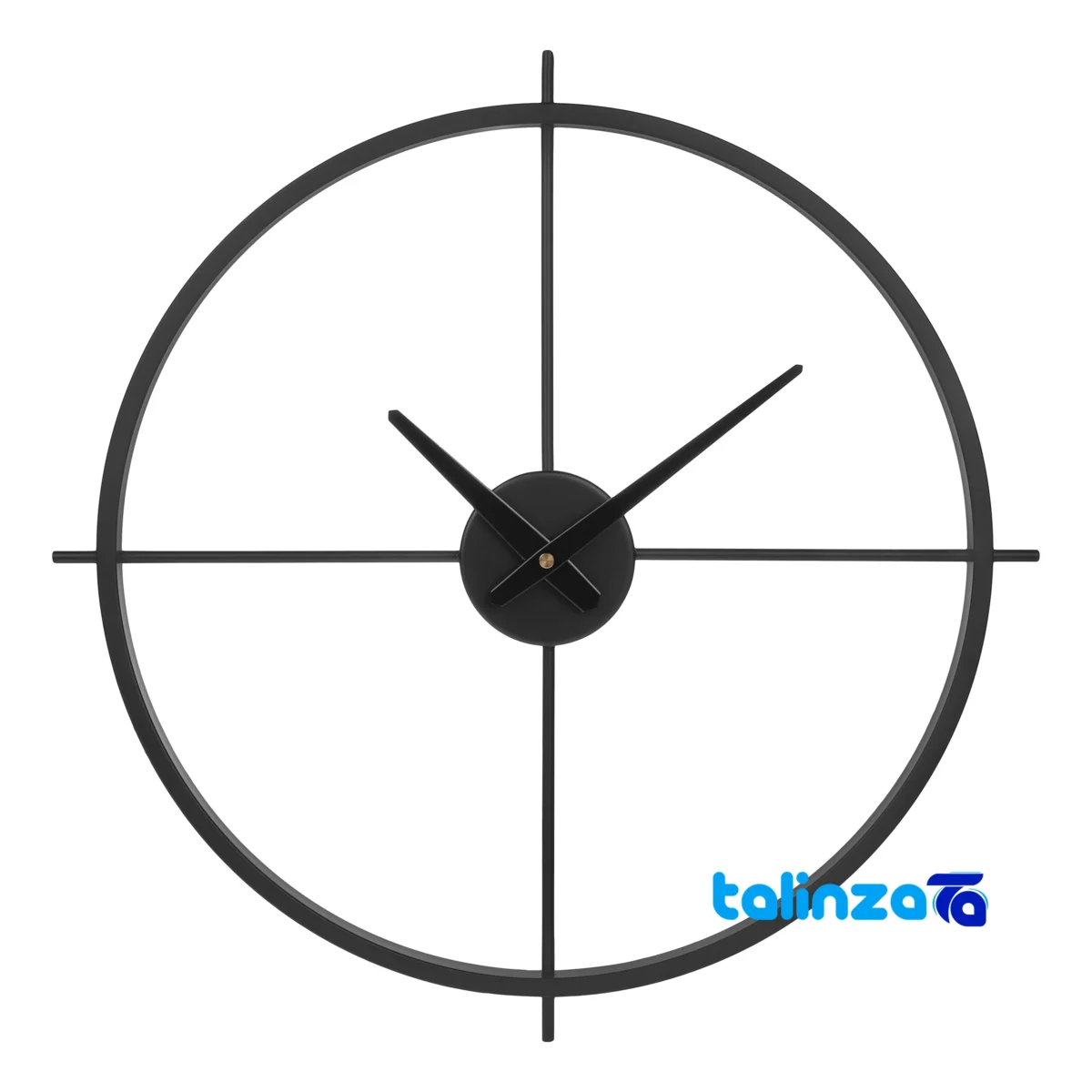 Elegant Wall Clock Model 0044 thickness and build (Profile angle)