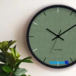 Sal Birds Wall Clock CW-624 Elegant Design thickness and build (Profile angle)