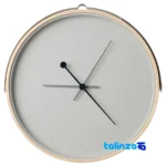 IKEA Rotblota Wall Clock Stylish Design - Profile angle showing thickness and build