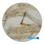 Resini Wall Clock Analog Numeric Display Feature frame depth and profile (Side view)