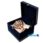 Packaging view of Negaristan Copper Nut Bowl Blue Diamond Cut label and