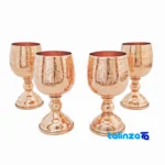 Packaging view of Laser Cut Copper Goblet Model 007 label and