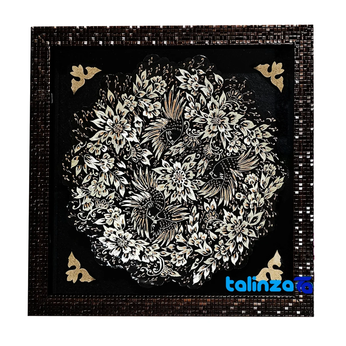Packaging view of Persian Copper Plate Diamond Cut Design label details and pack finish