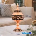Diamond Cut Copper Chocolate Bowl label and packaging view)