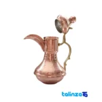 Packaging view of ZH Copper Arabic Coffee Pot Unique Design label and