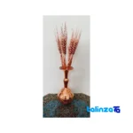 Packaging view of Copper Wheat Cluster Decorative Flowers Set label and
