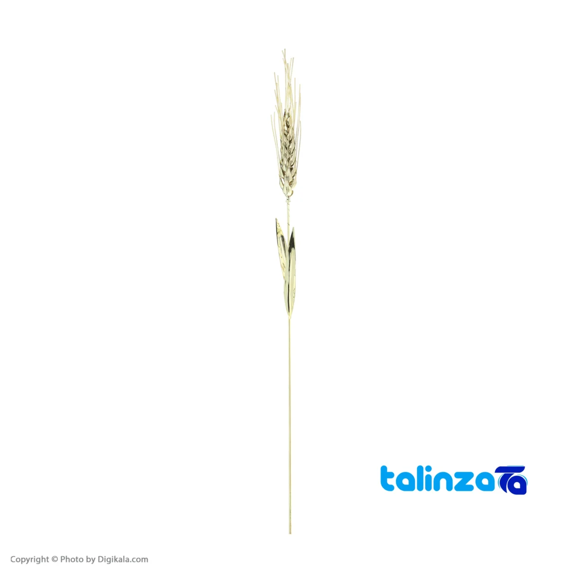 Golden Wheat Design Flower Arrangement - Packaging view showing label and