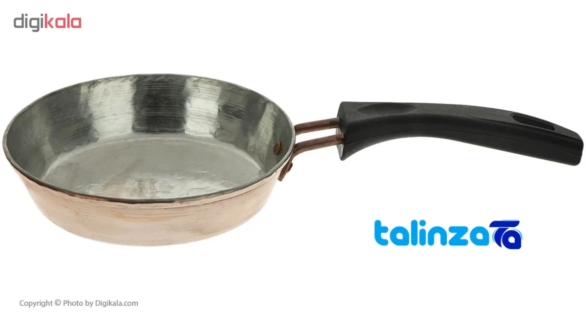 Zanjan Copper Pan Handcrafted Unique Finish label and packaging view)