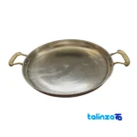 Mahi Taba Copper Frying Pan Hammered Finish label and packaging view)