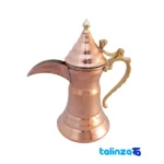 Zanjan Copper Arabic Coffee Pot Traditional Craftsmanship - Front view showing design and key details