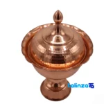 Packaging view of Copper Candy Dish Elegant Design label details and pack finish