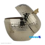 Zanjan Copper Apple Model Candy Dish saffron strand quality (Close-up)