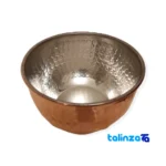 BO Copper Bowl Unique Design label and packaging view)