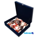 Diamond Cut Flower and Bird Design Pot Set - Packaging view showing label