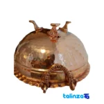 Copper Bowl with Stand - Elegant Handcrafted Design - Packaging view showing label and