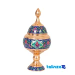Persian Copper Candy Dish PS04 Elegant Design label and packaging view)