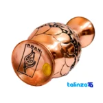 Packaging view of Aban Copper Vase Handcrafted Artistry label and