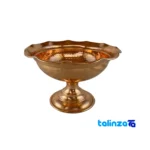 Packaging view of Copper Chocolate Bowl with Stand label and