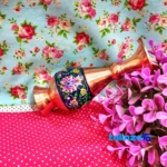 Pardaz Copper Planter Decorative Touch - Packaging view showing label and