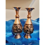 Packaging view of Copper Vase Set - Elegant Handcrafted Design label and