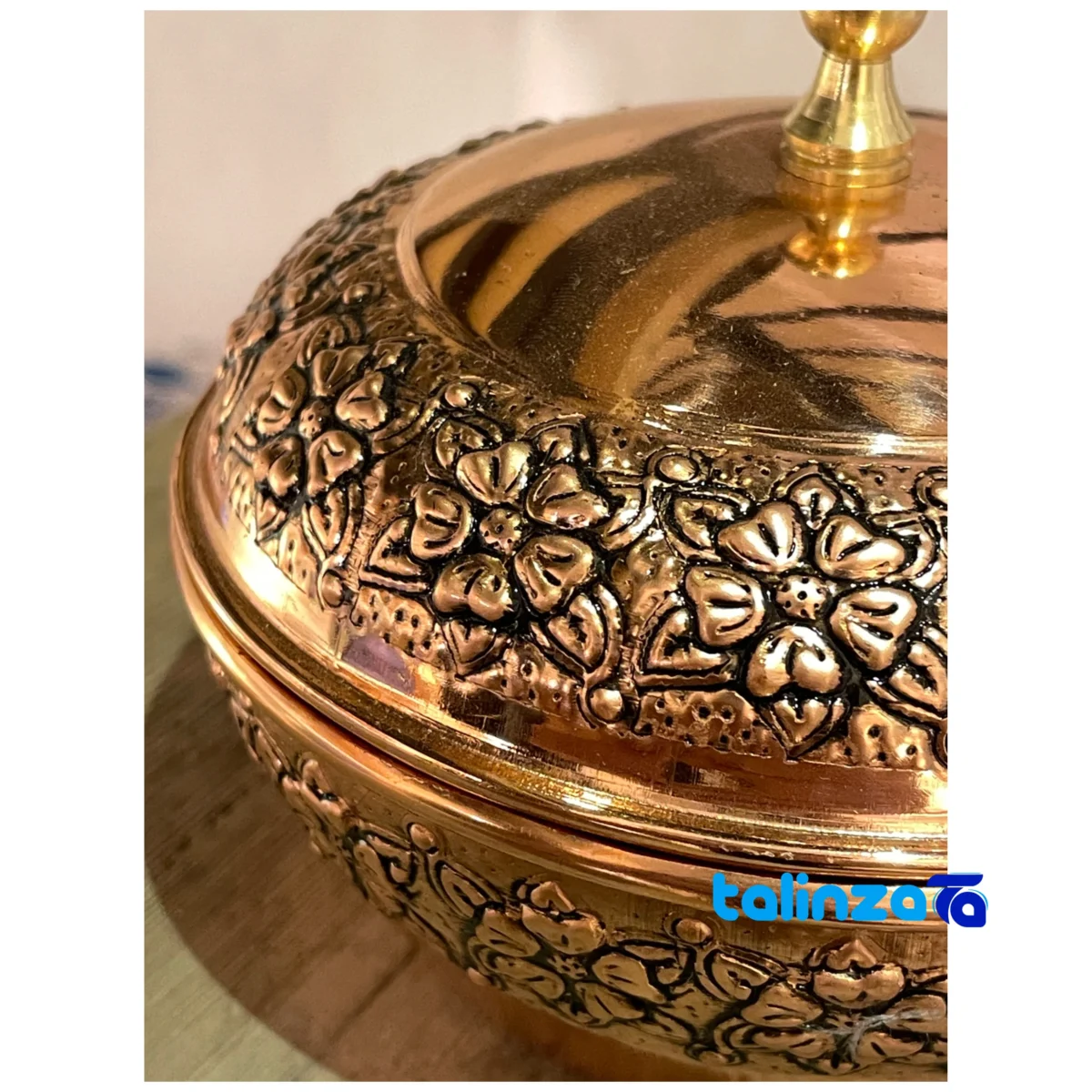 Diba Copper Sugar Bowl Elegant Design label and packaging view)