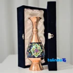 Negarestan Copper Vase Artistic Design label and packaging view)