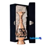 JR Copper Vase Diamond Cut Handcrafted Design label details and pack finish (Packaging view)