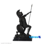 Roman Soldier Statue - Exquisite Bronze Design - Packaging view showing label and